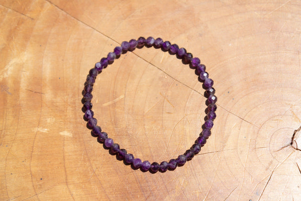 Bracelet d amethyste fin