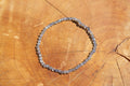 Bracelet de labradorite grise