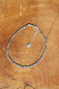 Bracelet de labradorite grise