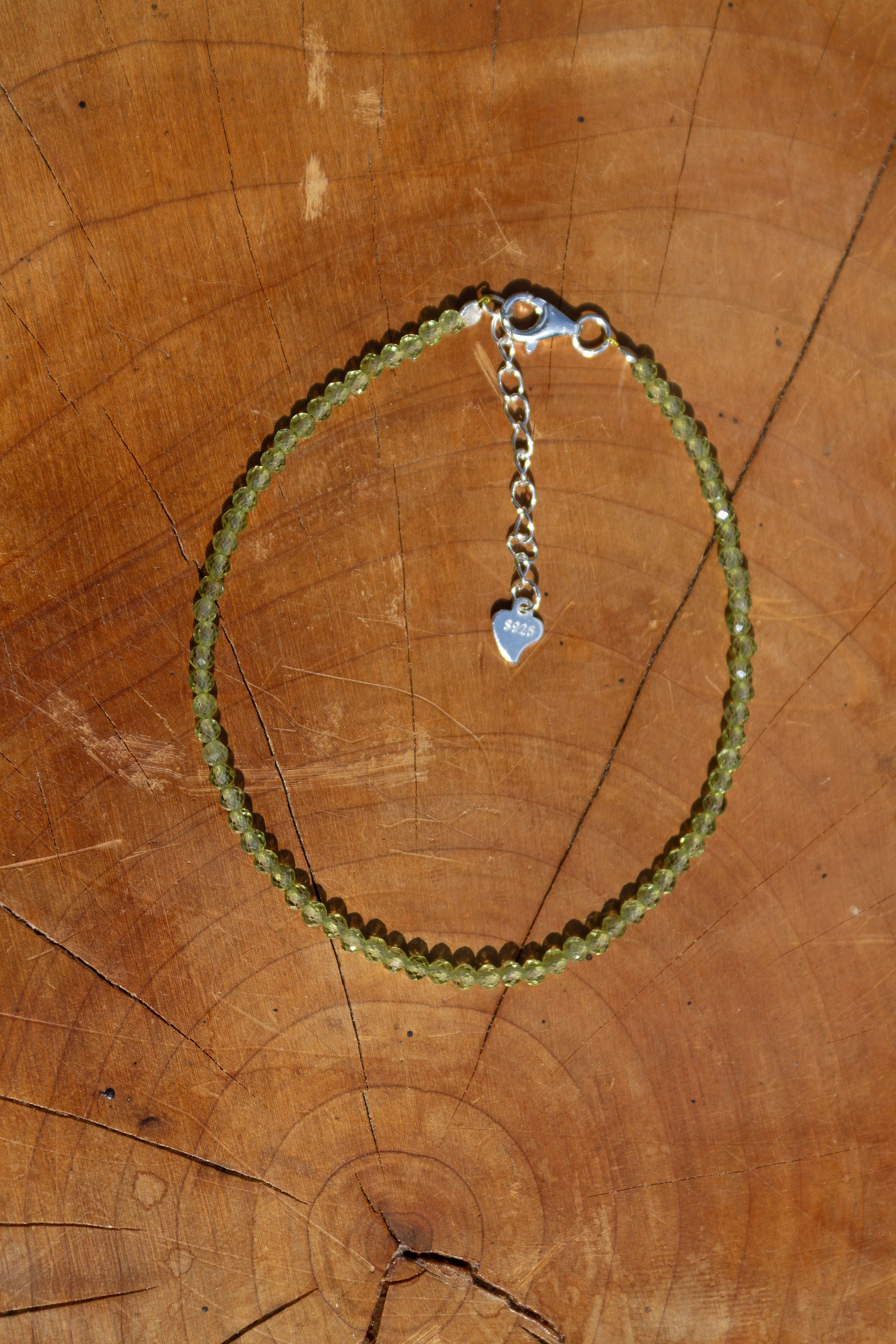 Bracelet de péridot