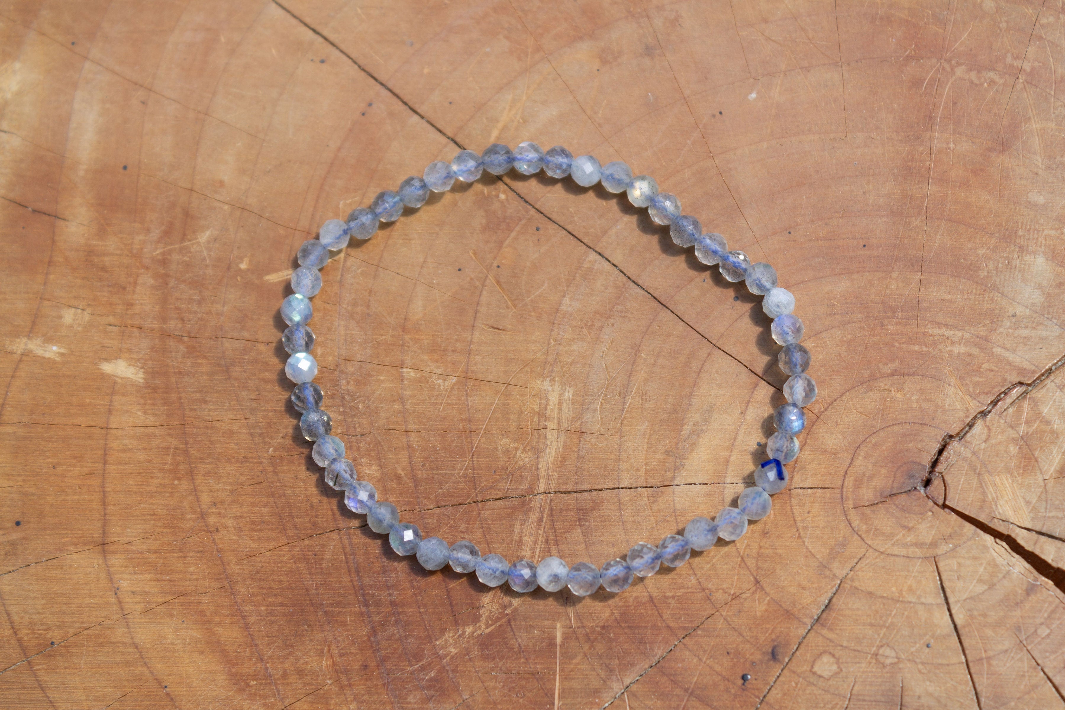 Bracelet d aigue marine fin