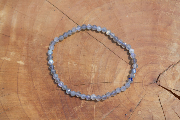 Bracelet d aigue marine fin