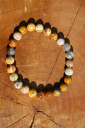 Bracelet de jaspe jaune