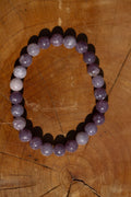 Bracelet de lépidolite