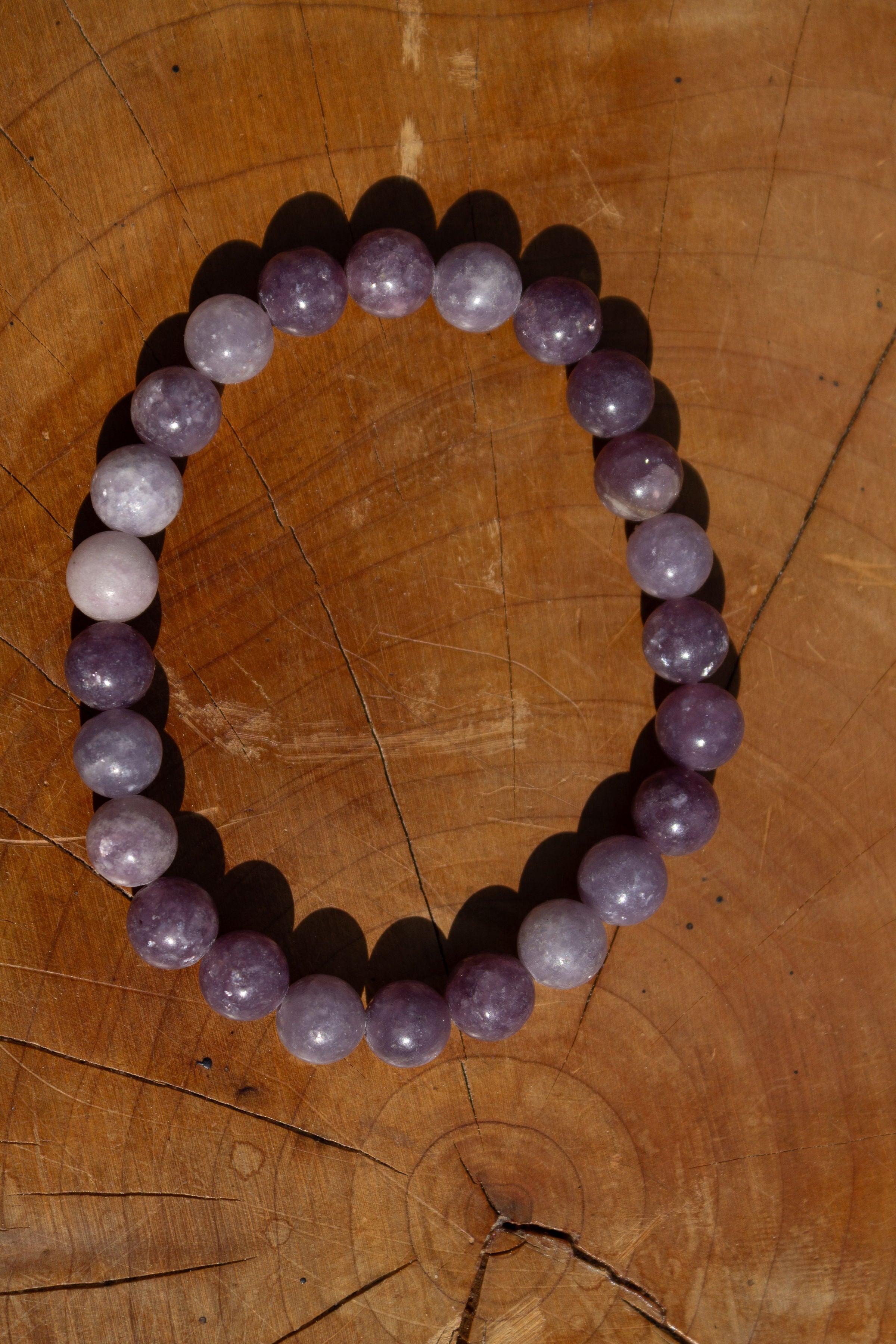 Bracelet de lépidolite
