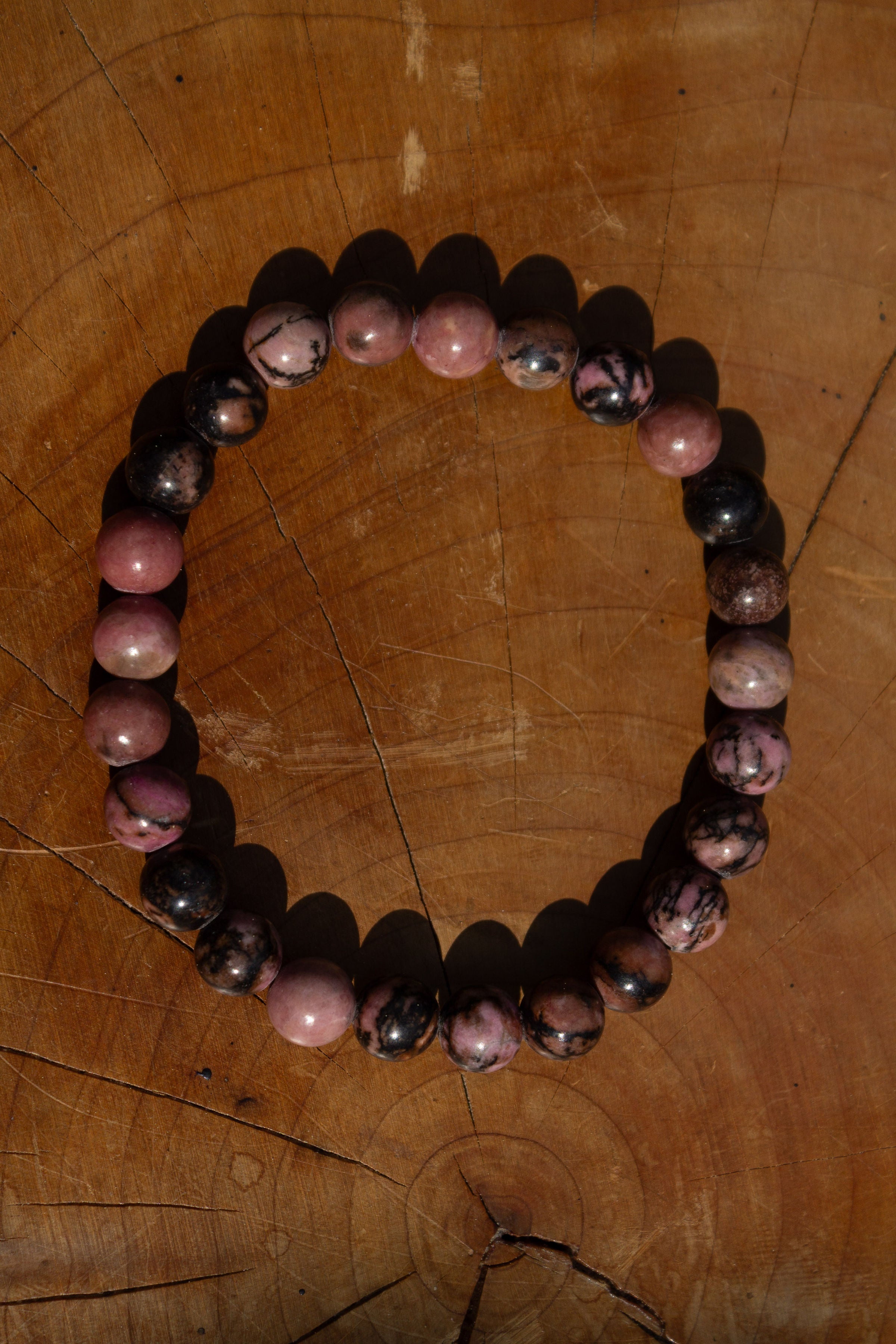 Bracelet de rhodonite