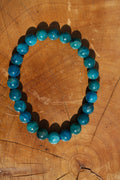 Bracelet d apatite bleue