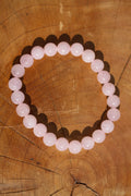 Bracelet de quartz rose