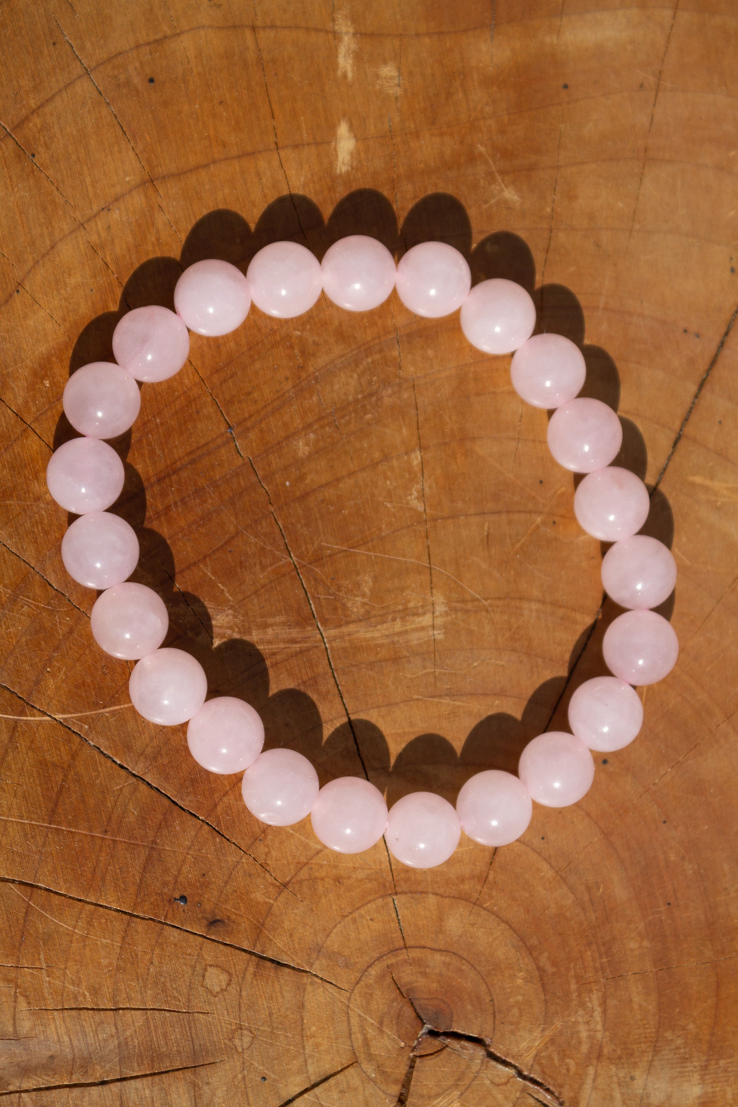 Bracelet de quartz rose