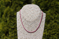 Collier rubis extra fin