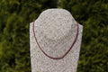 Collier grenat