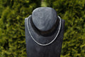 Collier labradorite grise