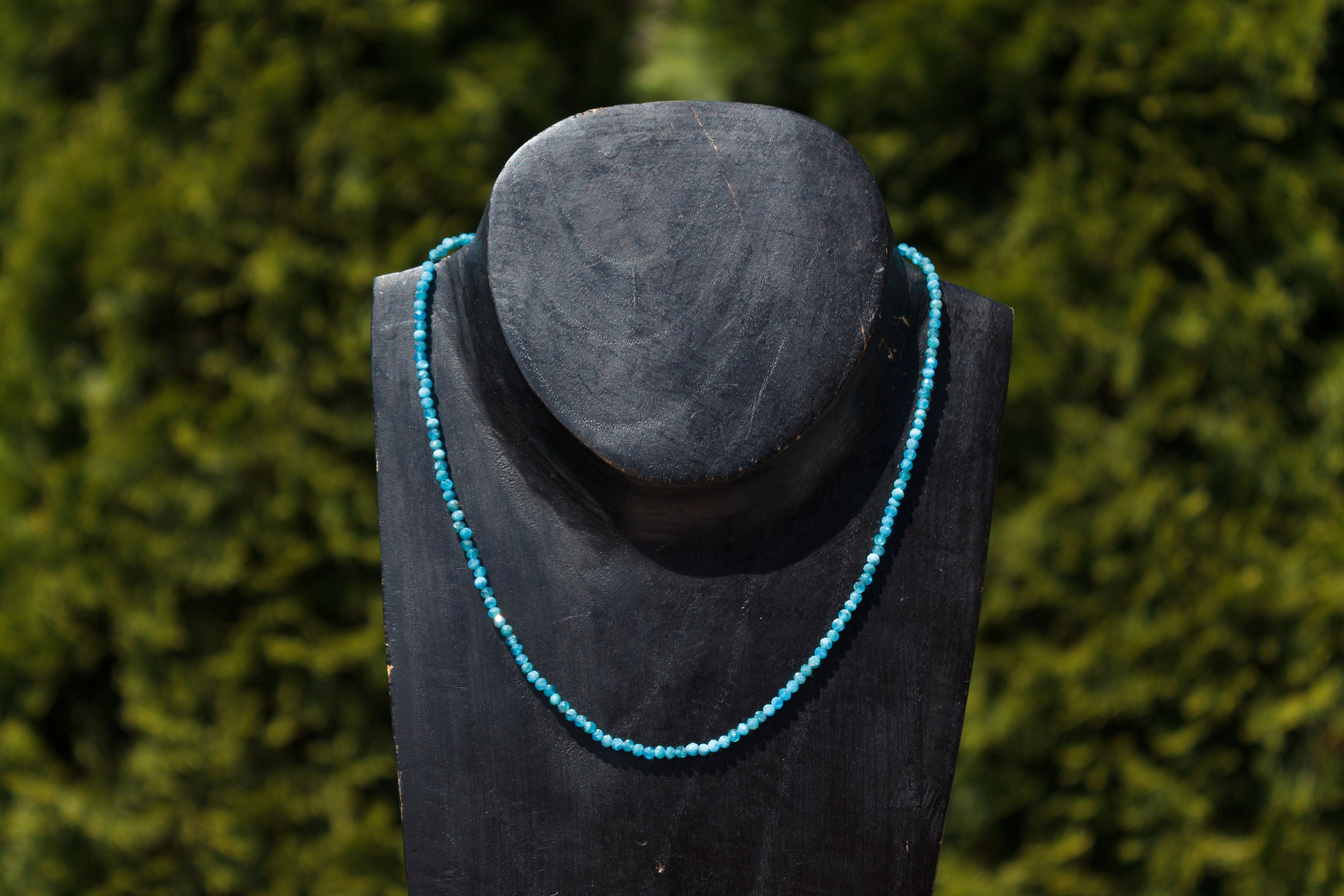 Collier apatite bleue