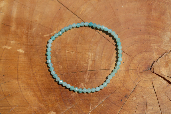 Bracelet d amazonite fin