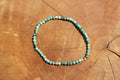 Bracelet de turquoise bleue fin
